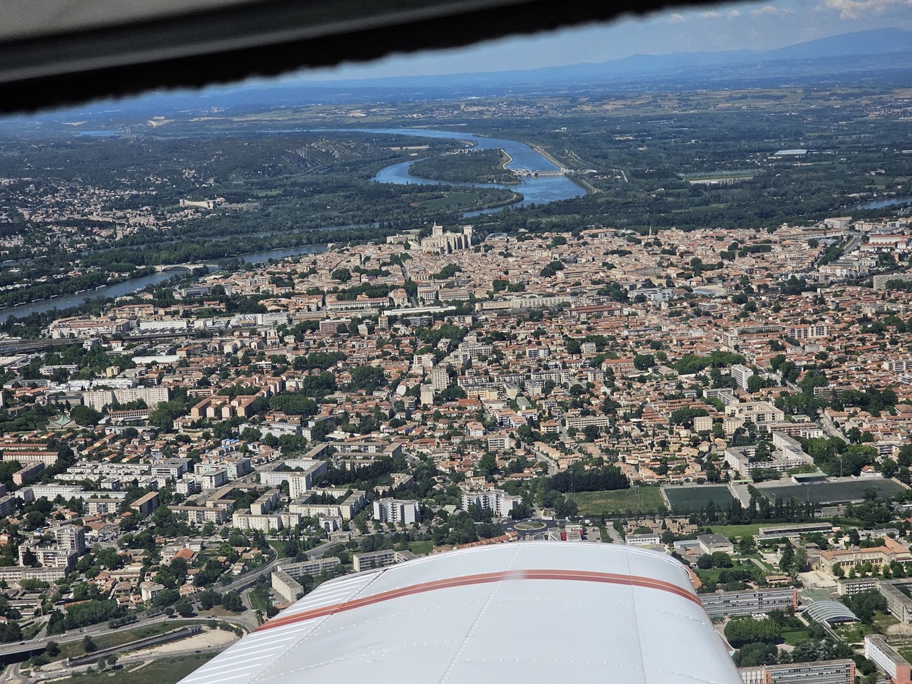 Ankunft in Avignon